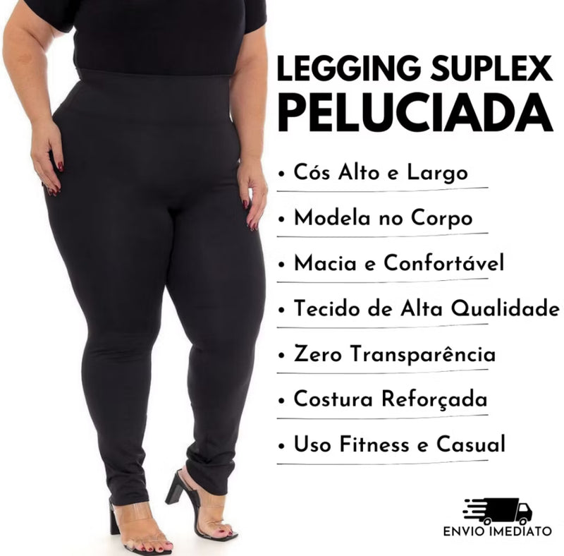 Calça Legging Flanelada
