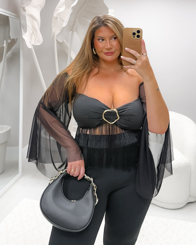 Cropped Rodeio Franja