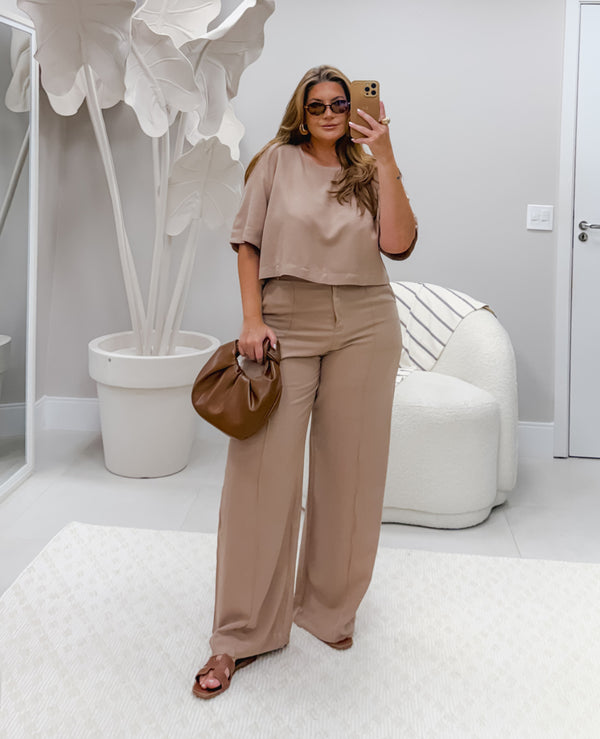 Conjunto Calça e Cropped