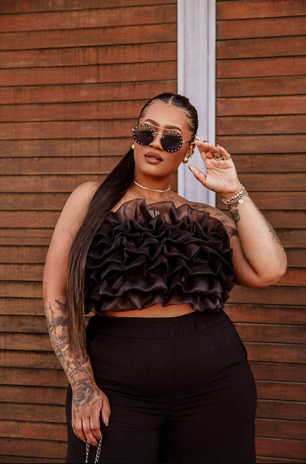 Cropped Voil Fluflu Plus size