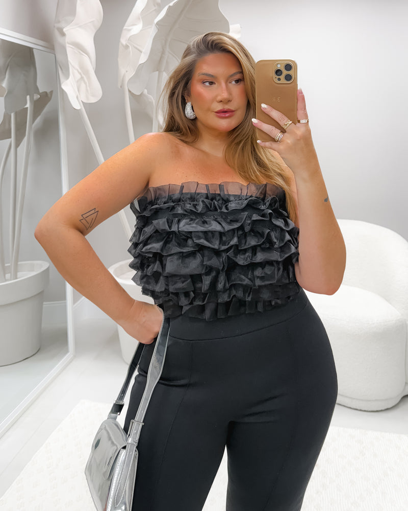Cropped Voil Fluflu Plus size